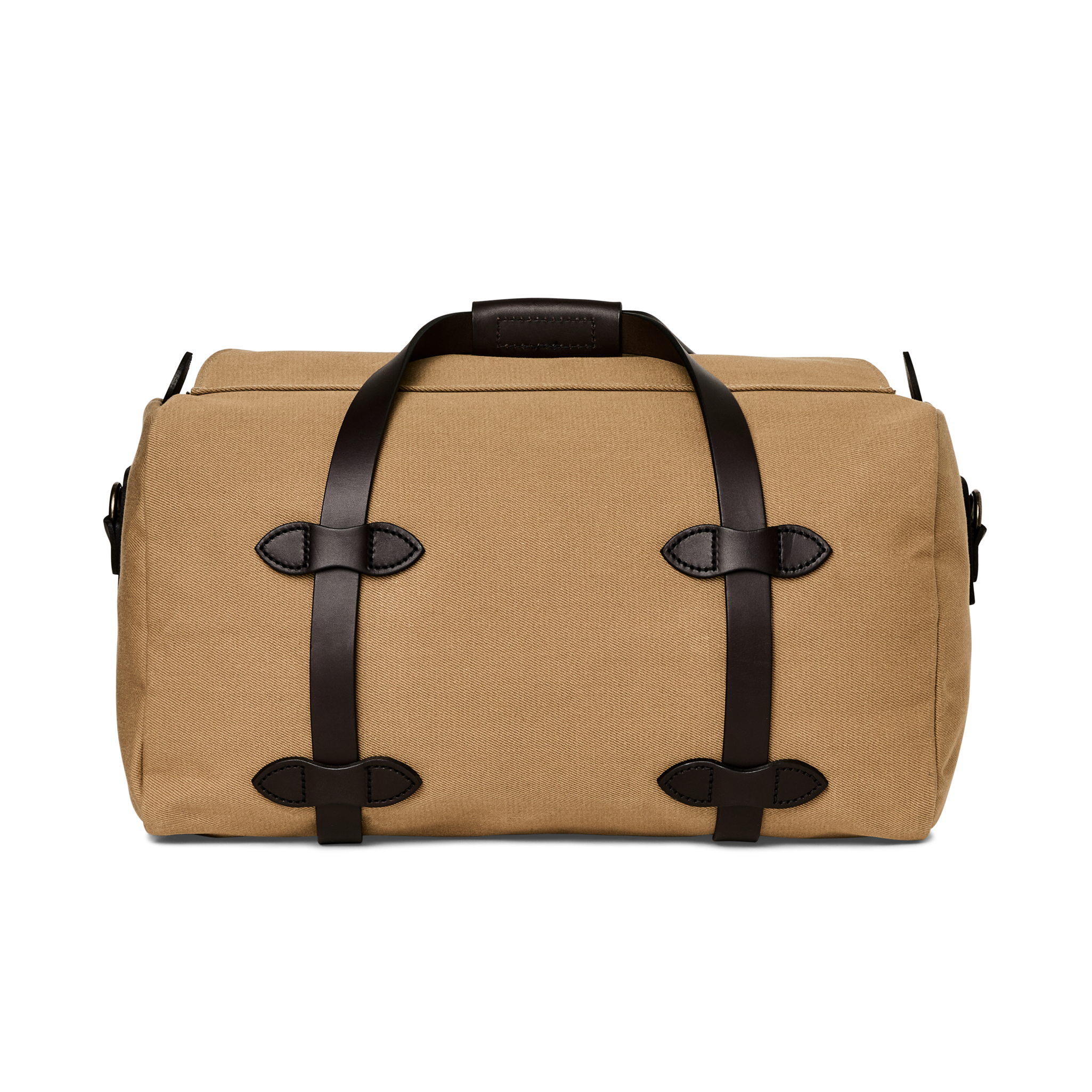 Small Rugged Twill Duffle Bag - Tan