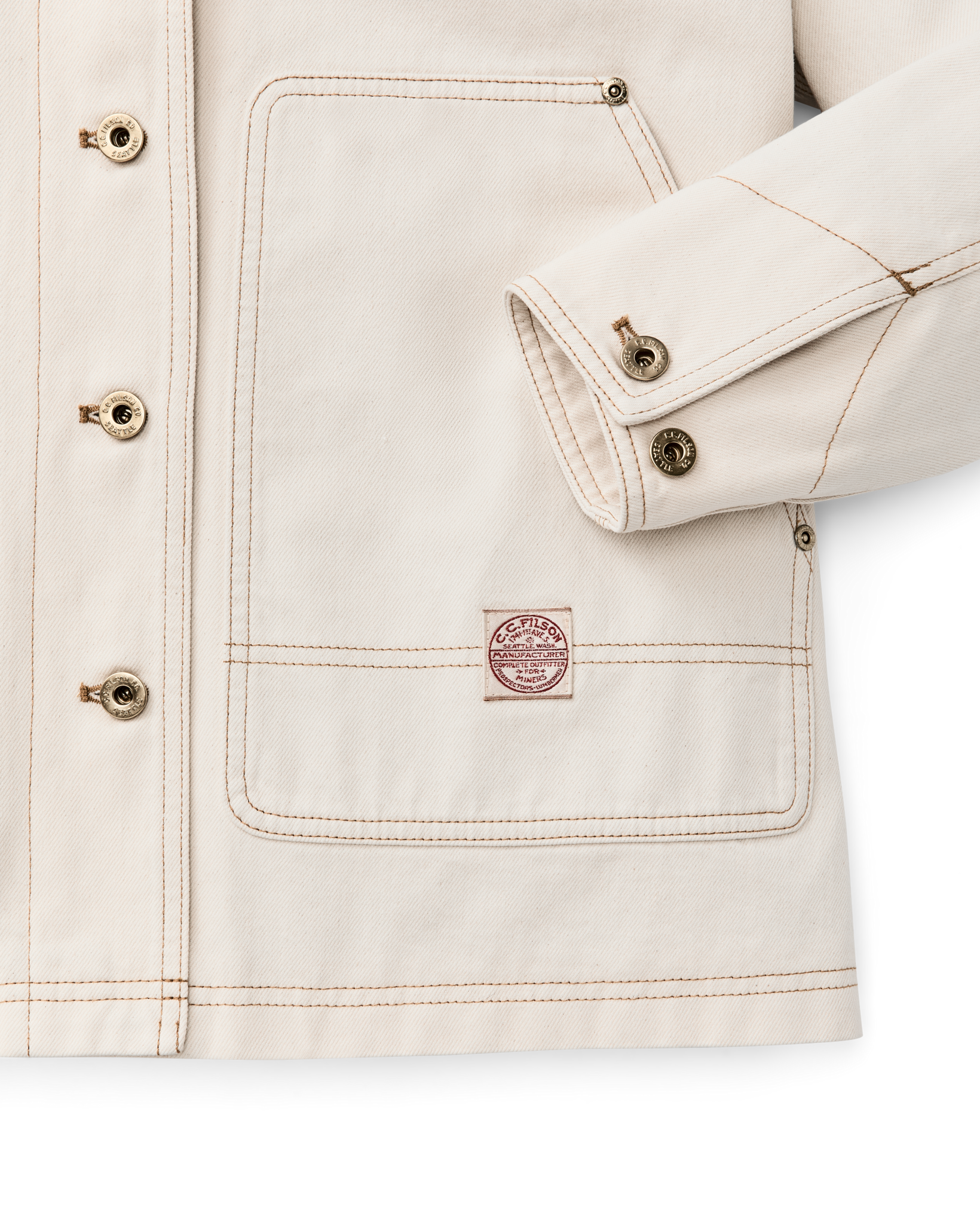 Women's 11-oz. Denim Barn Coat - Natural Seed