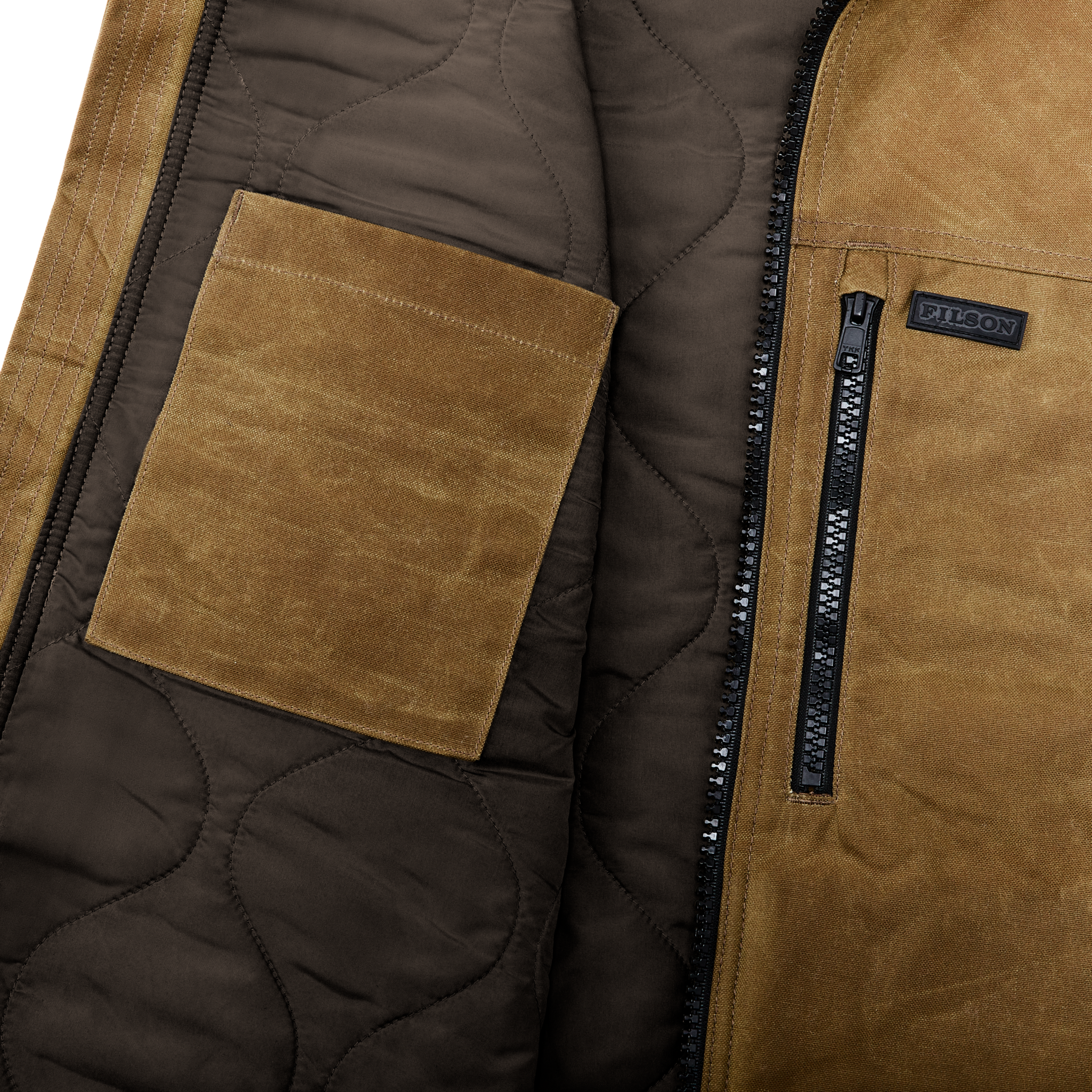 Tin Cloth Primaloft Vest - Dark Tan 2