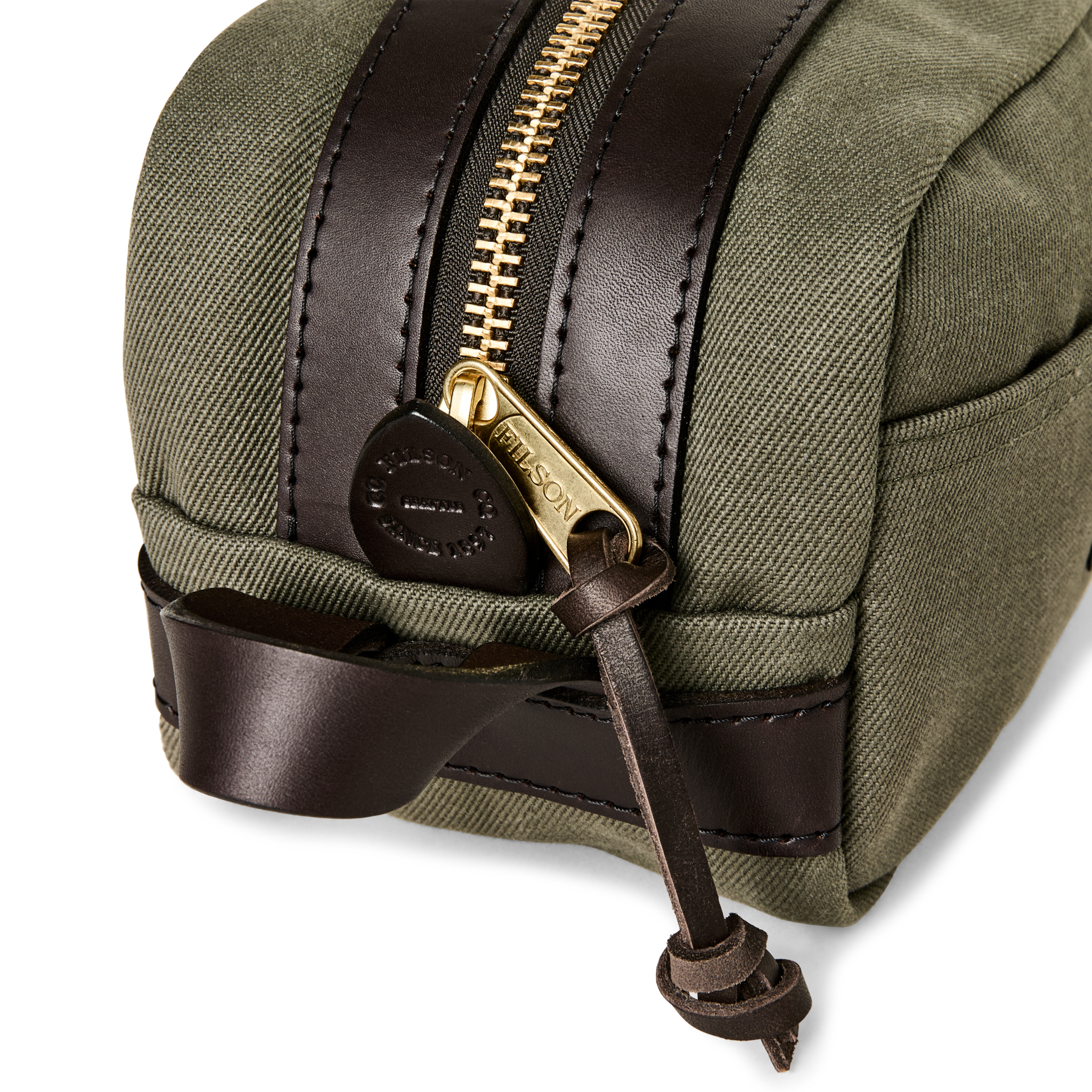 Rugged Twill Dopp Kit - Otter Green