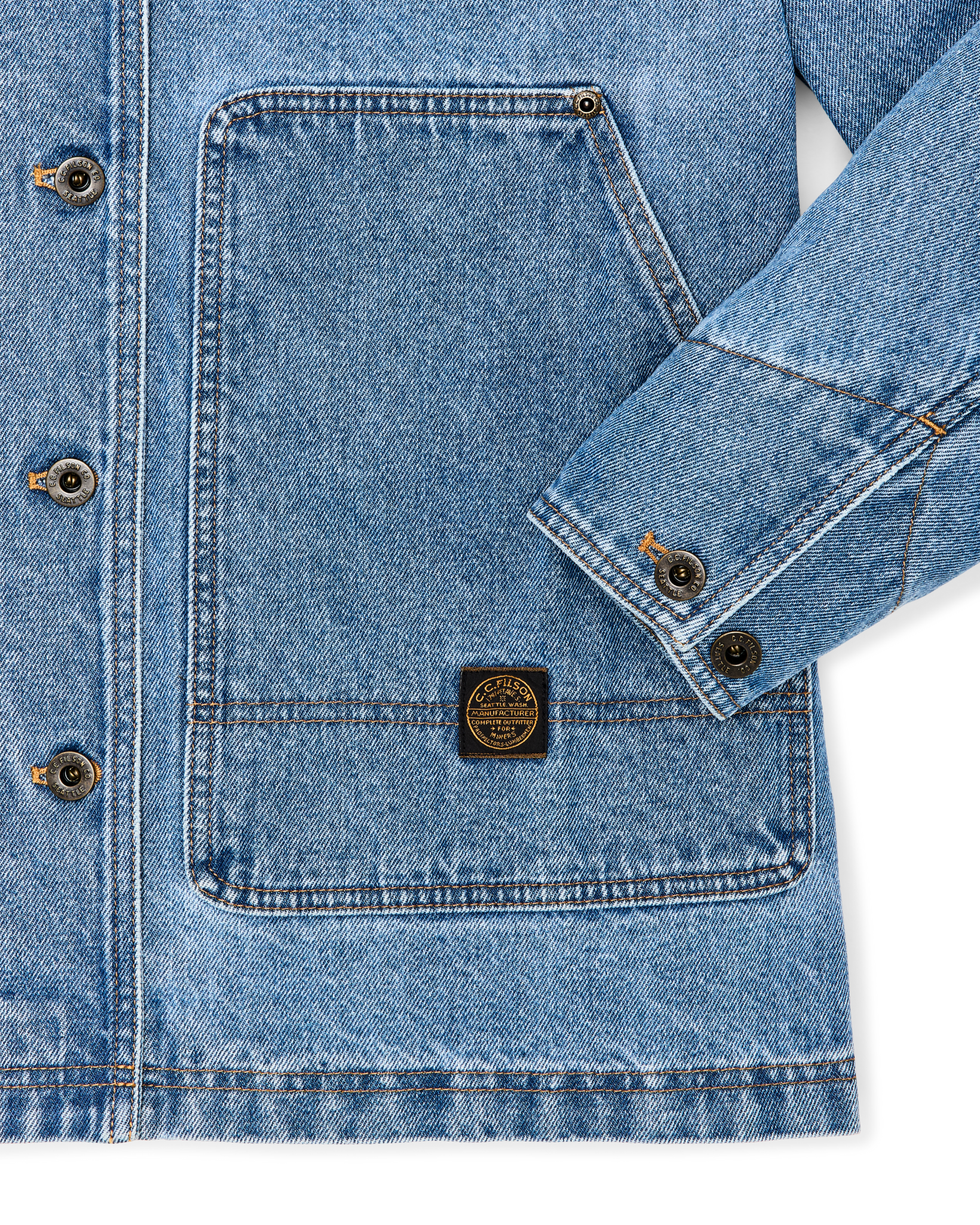 Women's 11-oz. Denim Barn Coat - Light Indigo