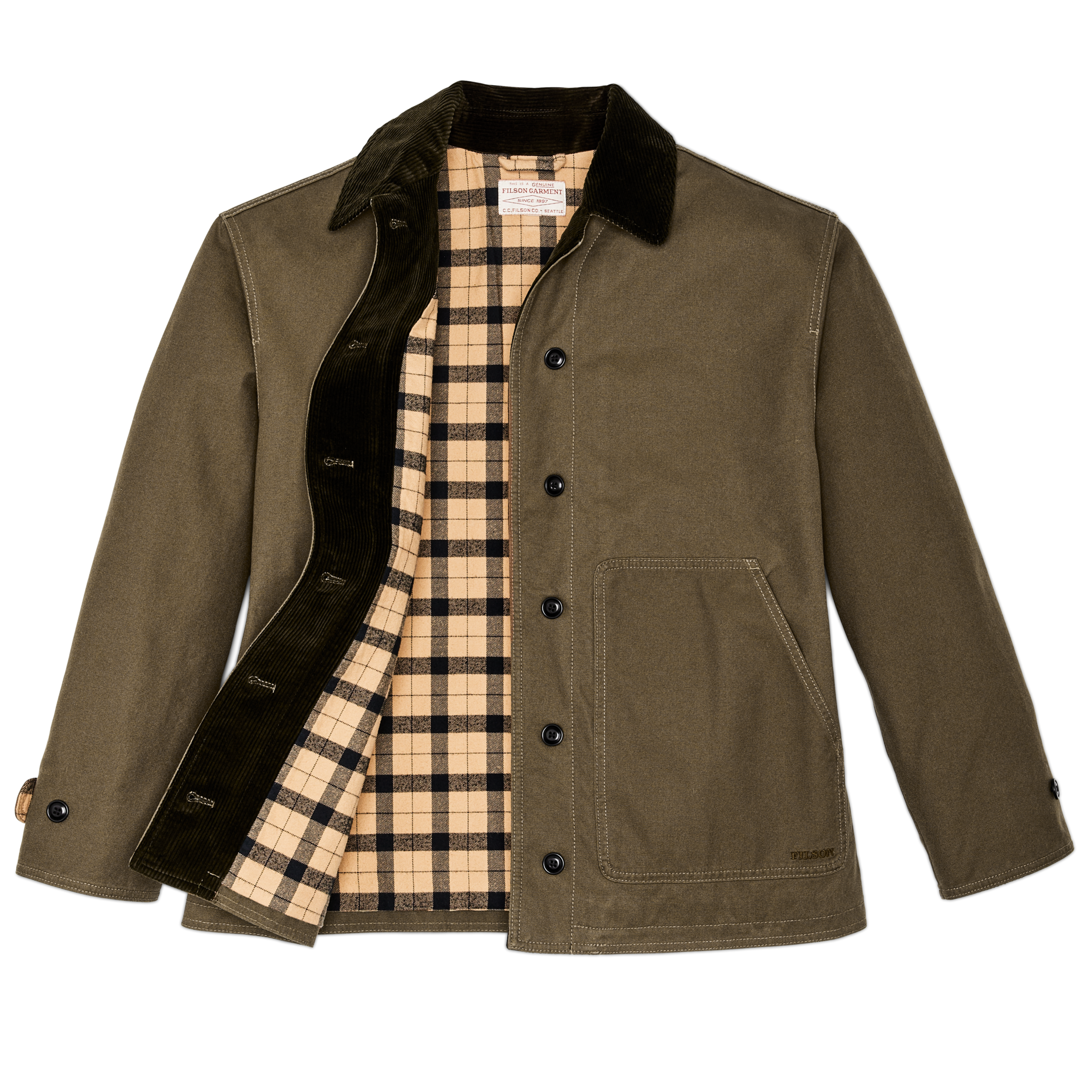 Women's Dry Tin Barn Coat - Marsh Olive
