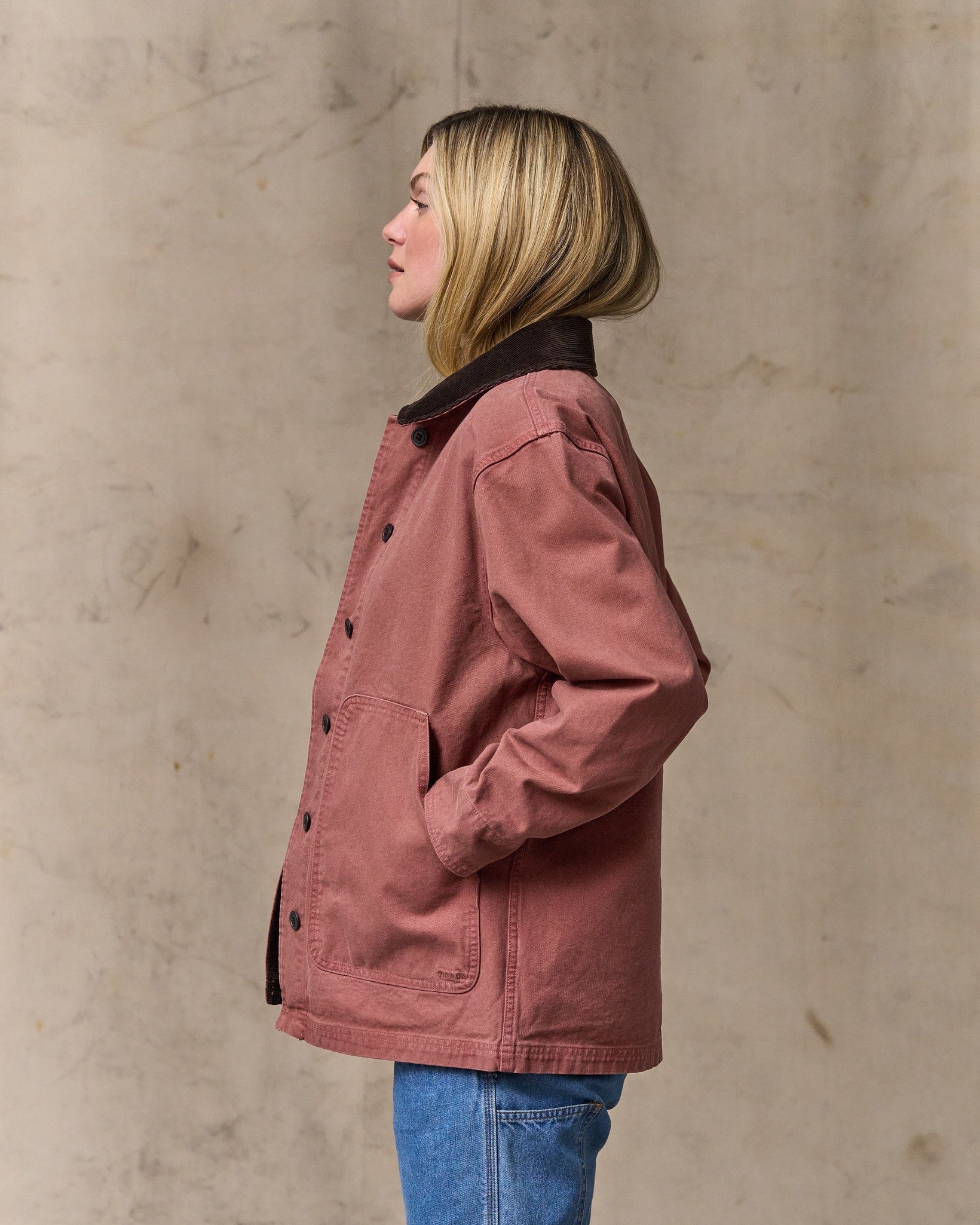 Women's Canvas Barn Coat - Mahogany