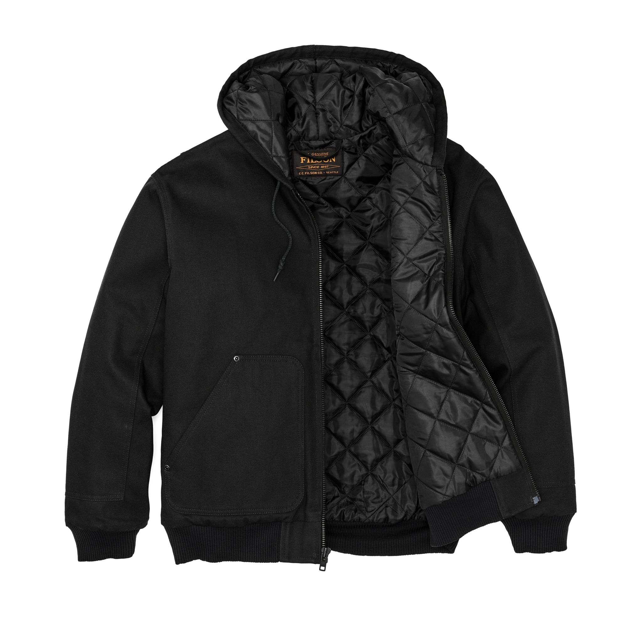 Worksmith Insulated Bomber Jacket - Black