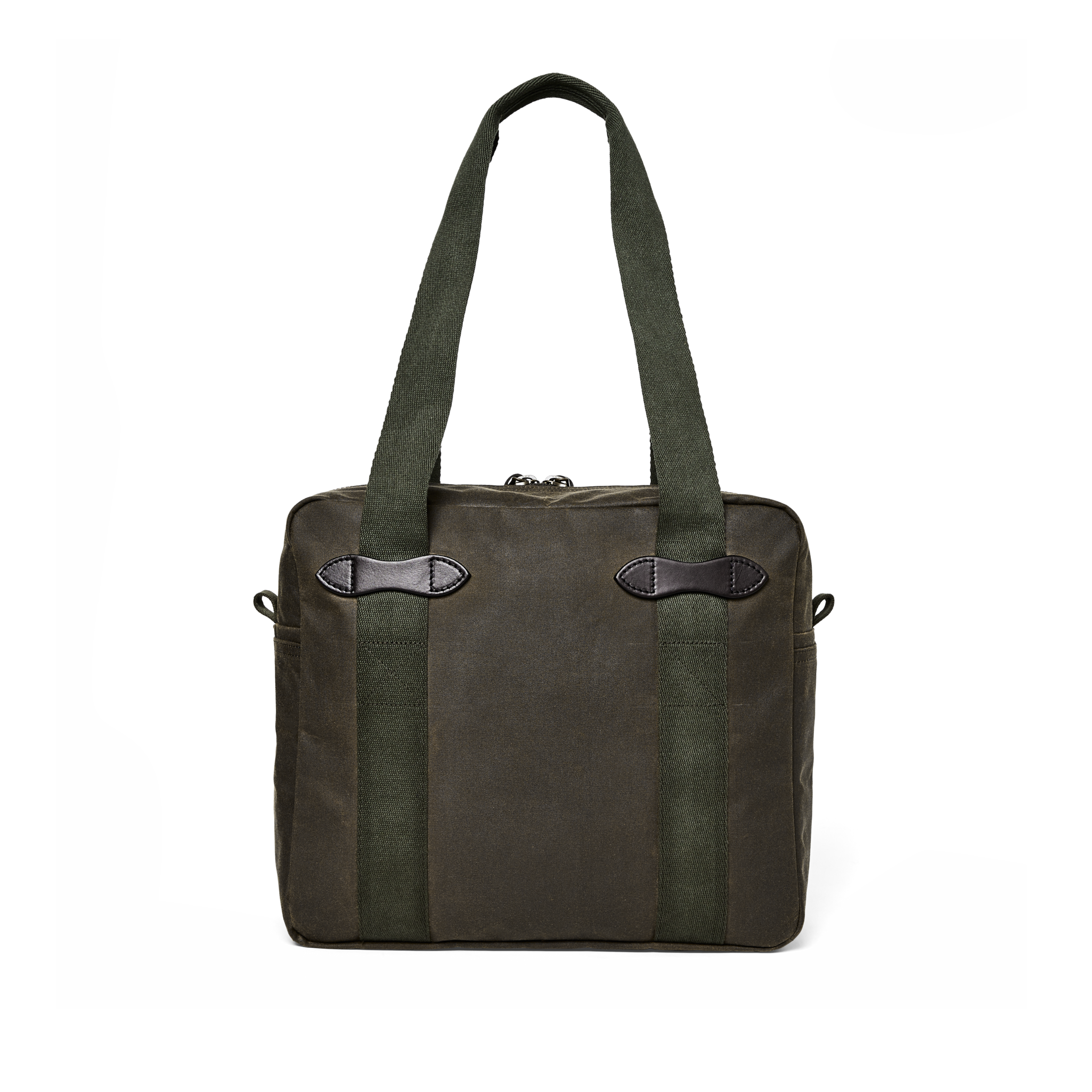 Tin Cloth Zipper Tote Bag - Otter Green