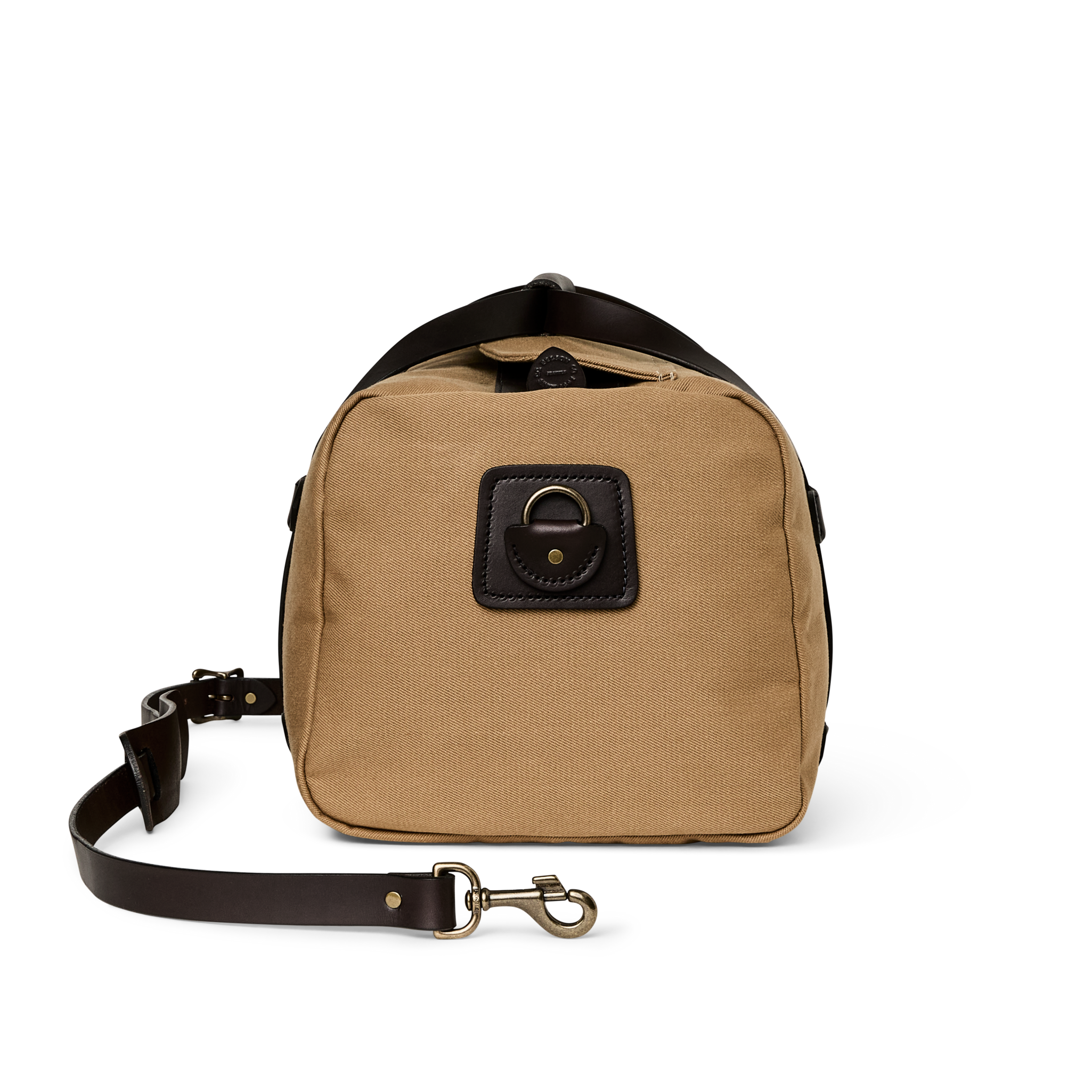 Small Rugged Twill Duffle Bag - Tan