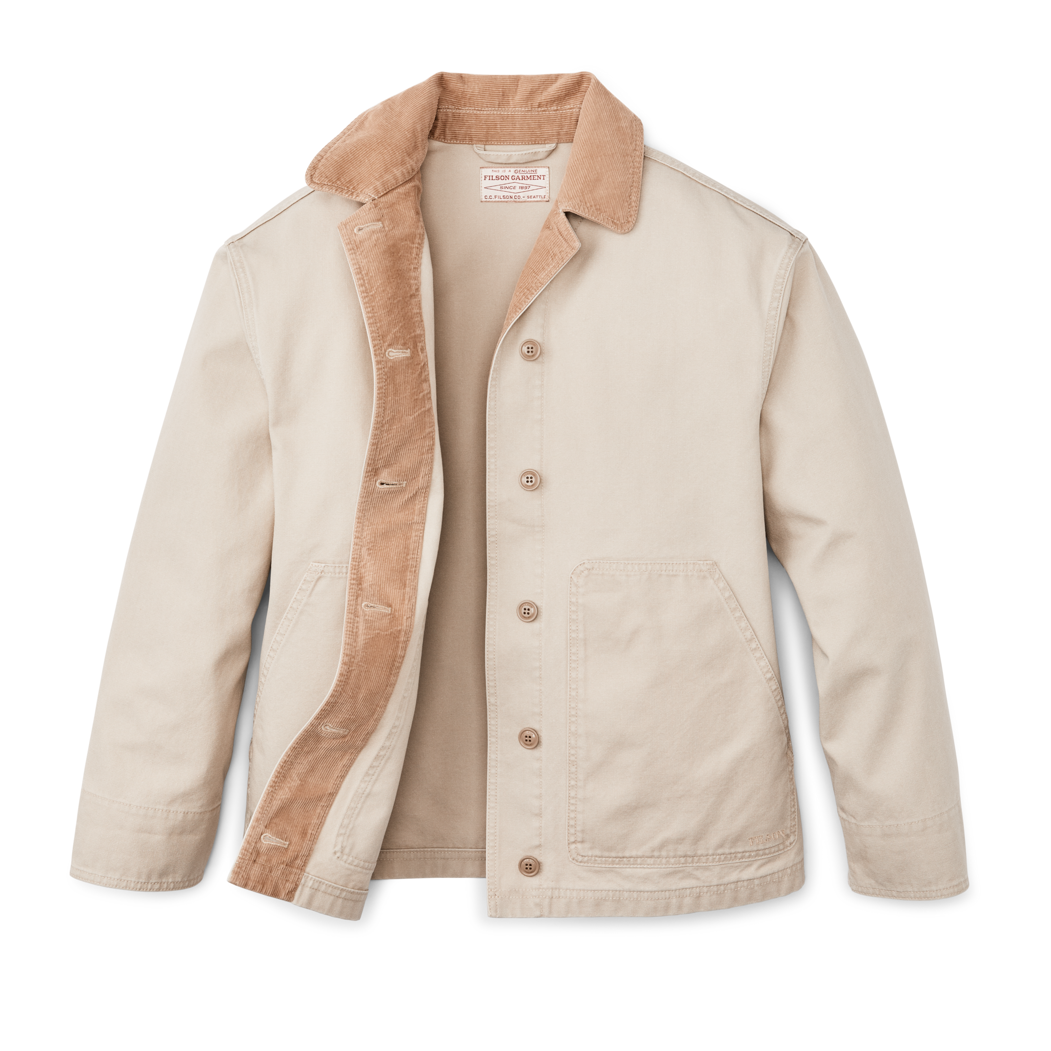 Women's Canvas Barn Coat - Feather Gray
