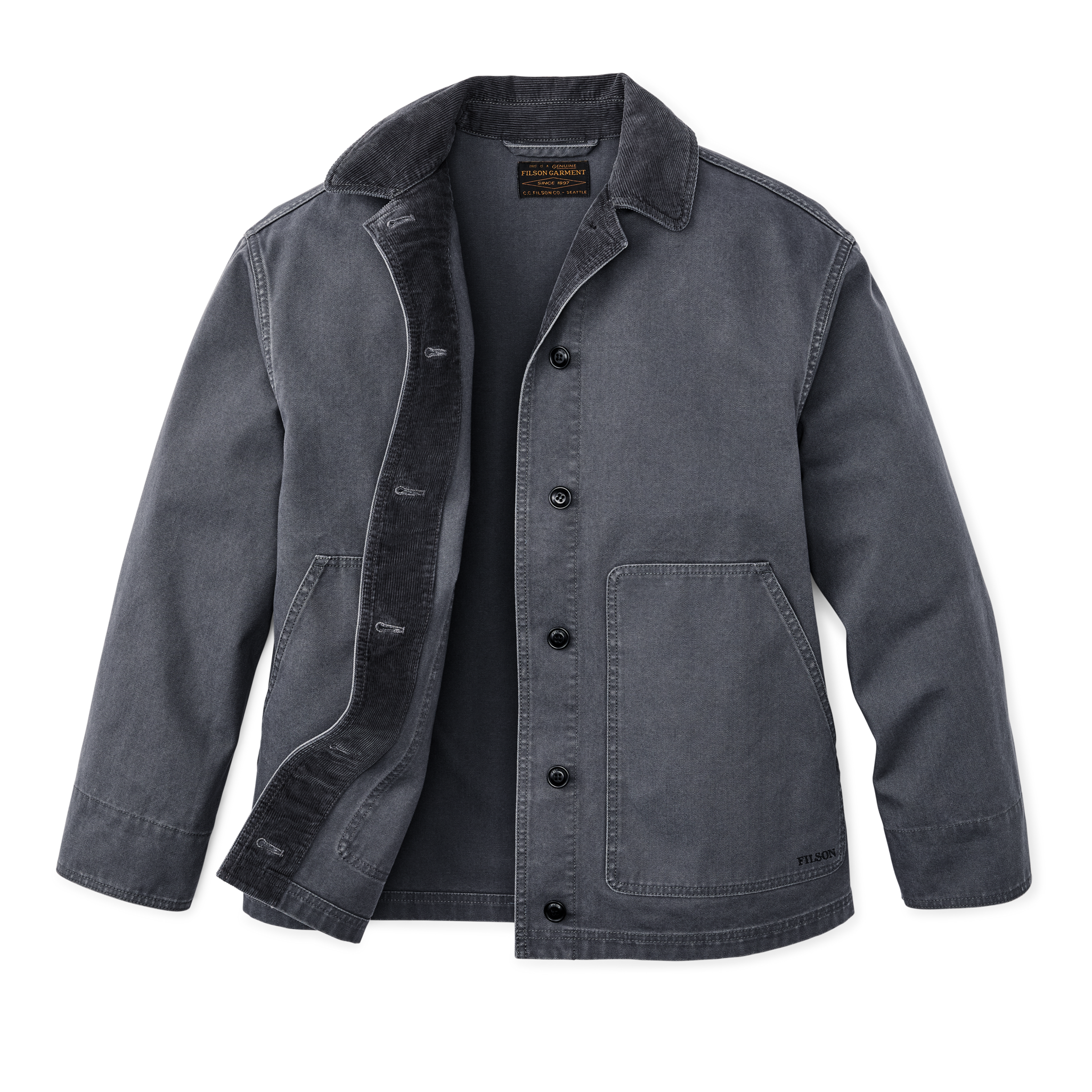 Women's Canvas Barn Coat - Storm Blue