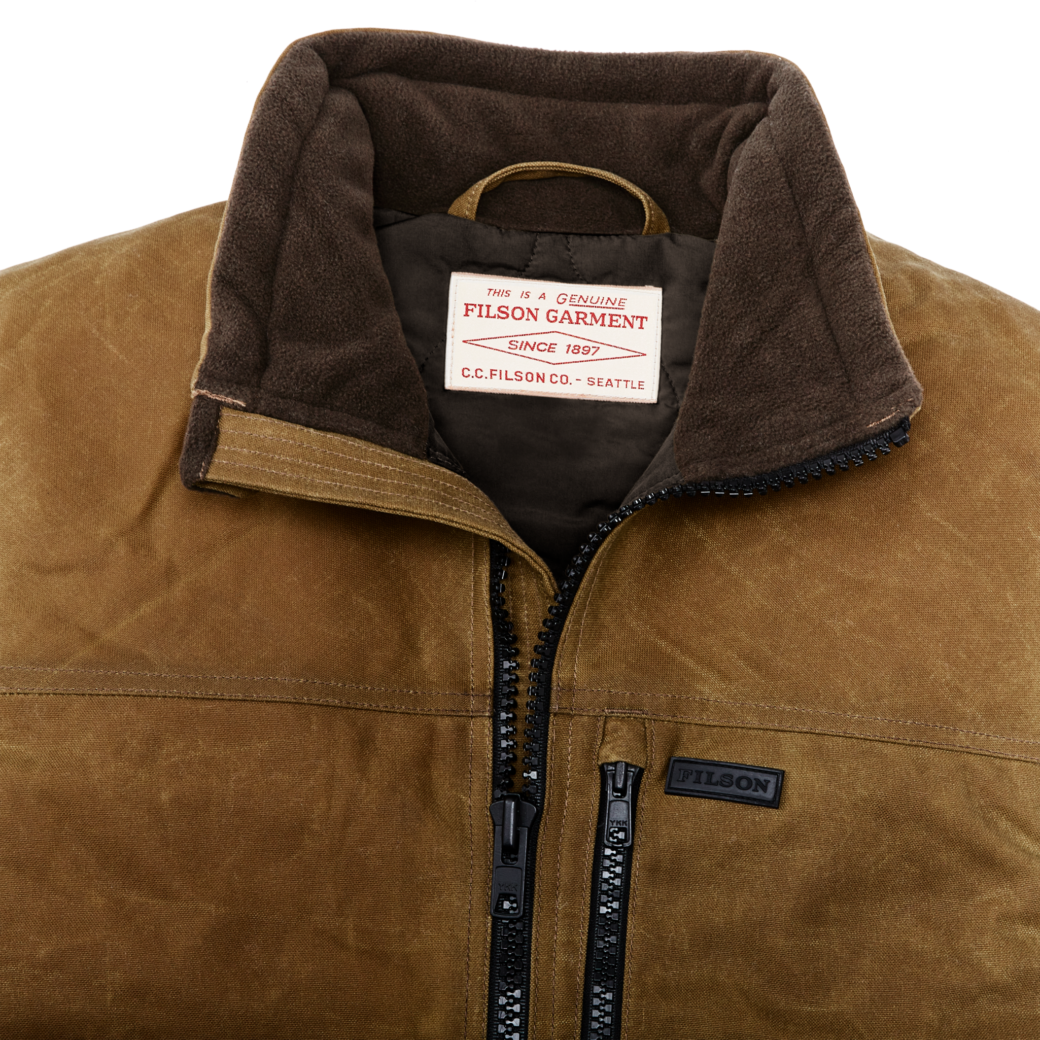 Tin Cloth Primaloft Vest - Dark Tan 2