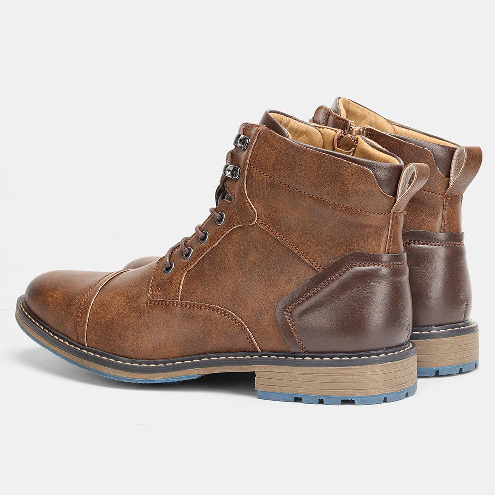 Leather Boots Comfortable Brand Fashion 2026 Ankle Boots