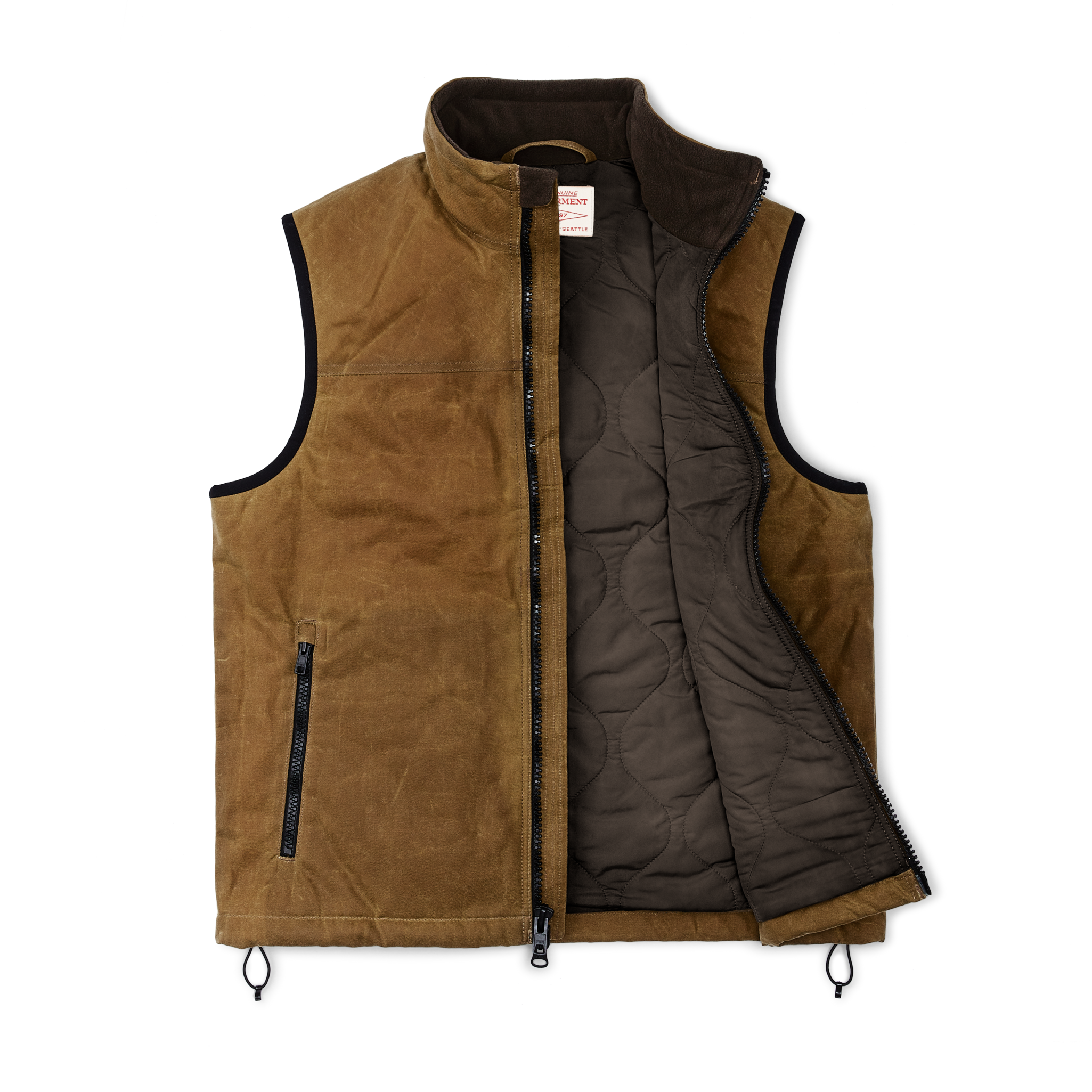 Tin Cloth Primaloft Vest - Dark Tan 2