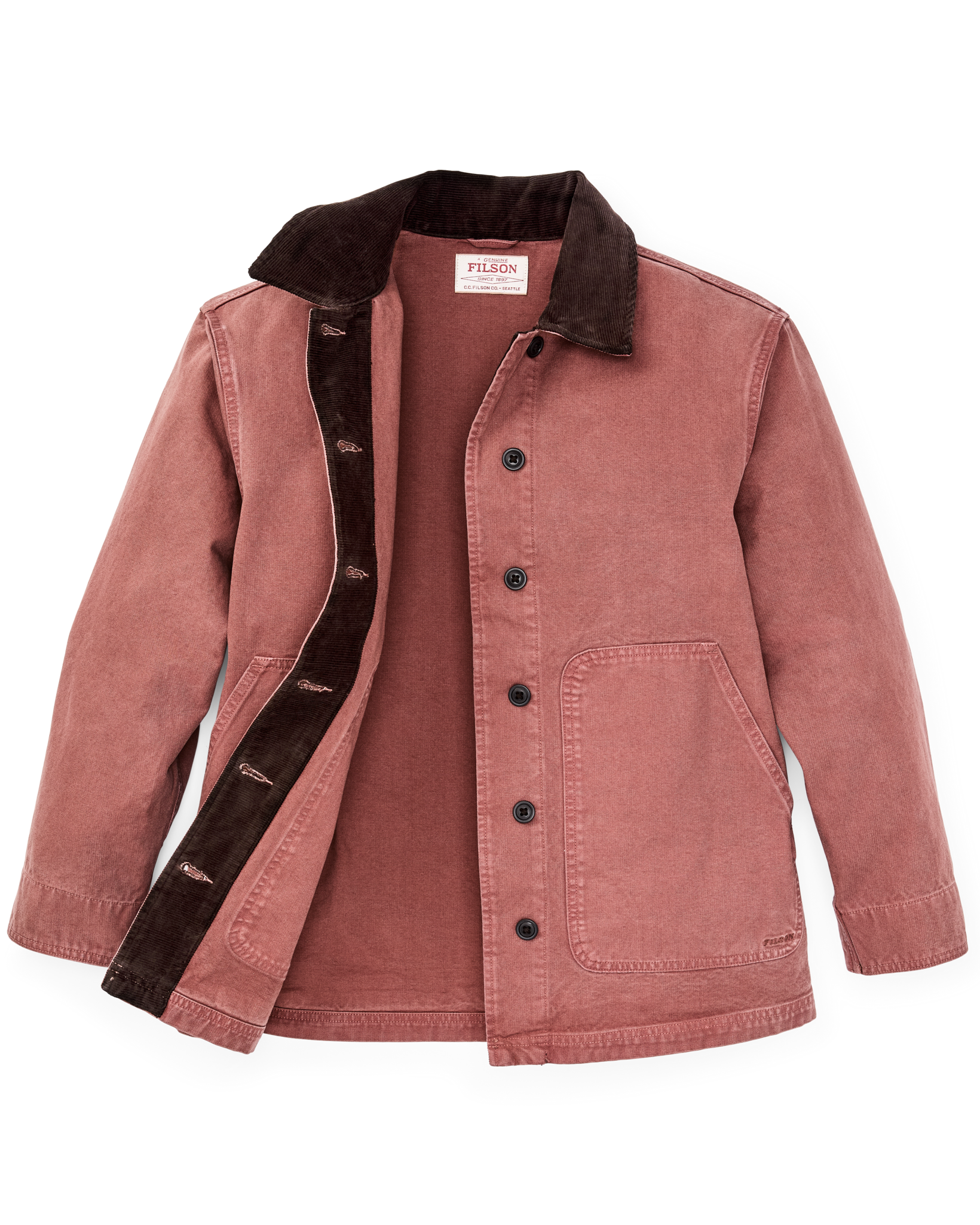 Women's Canvas Barn Coat - Mahogany