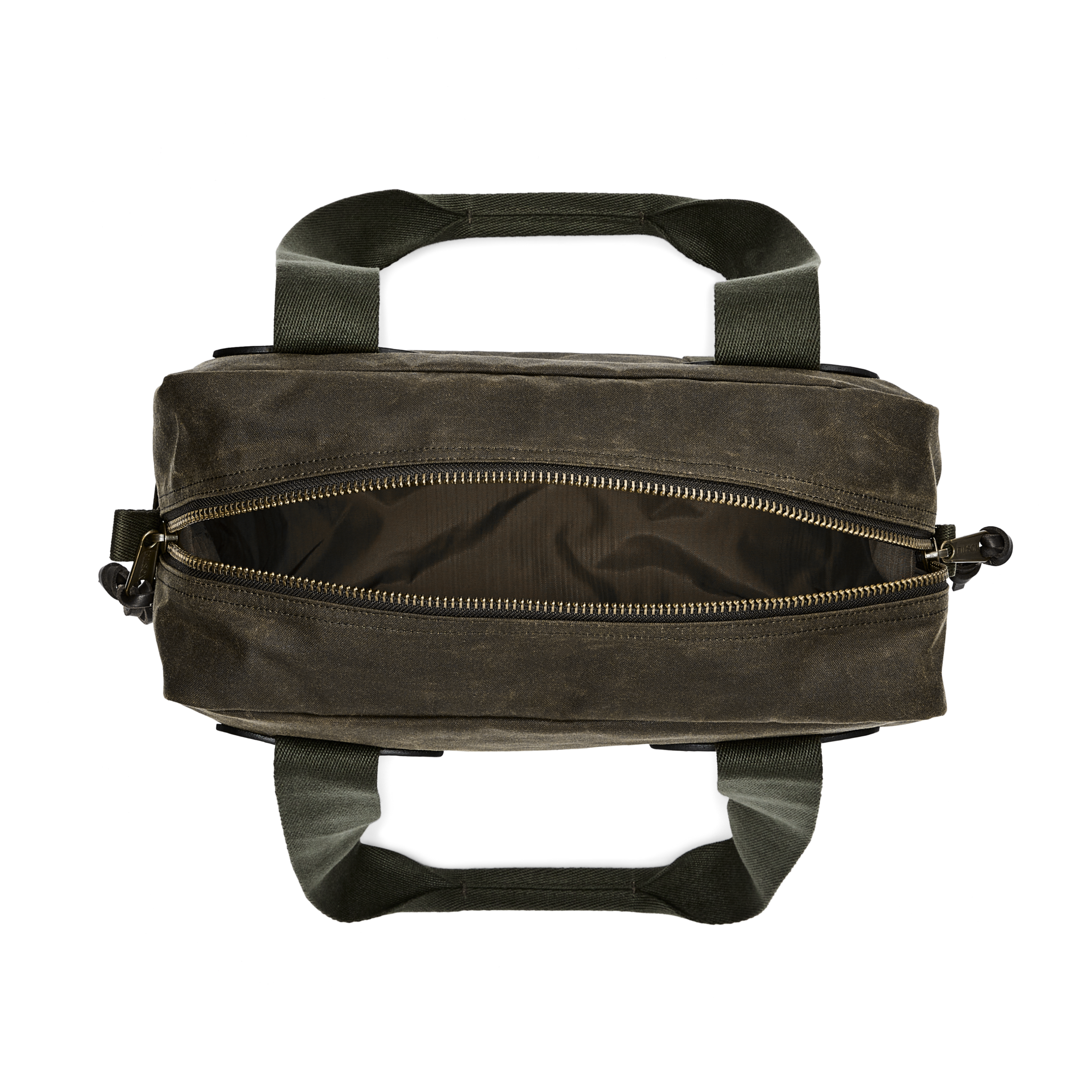 Tin Cloth Zipper Tote Bag - Otter Green